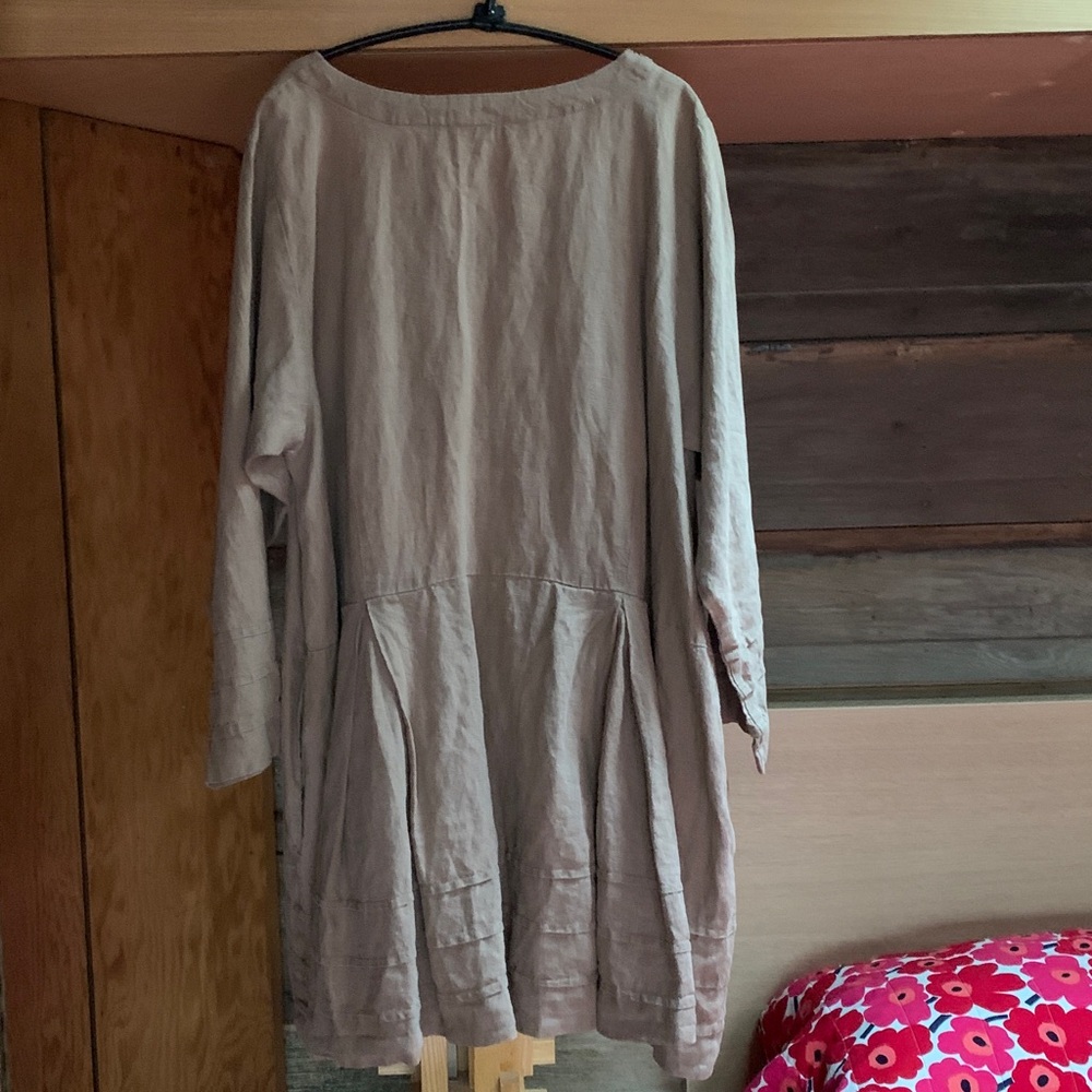 J Morgan Puett vintage linen dress - Picture 7 of 7
